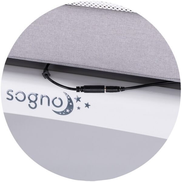 Patut Cu Leganare Si Cantar Integrat Chipolino Sogno 2 In 1 Grey - Imagine 10