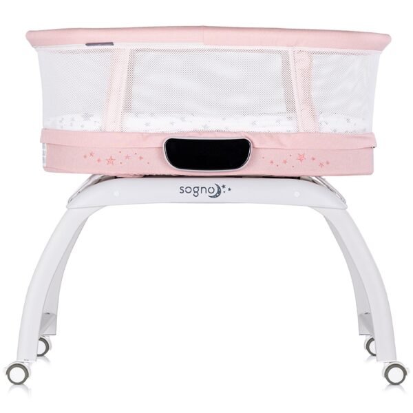 Patut Cu Leganare Si Cantar Integrat Chipolino Sogno 2 In 1 Pink - Imagine 2