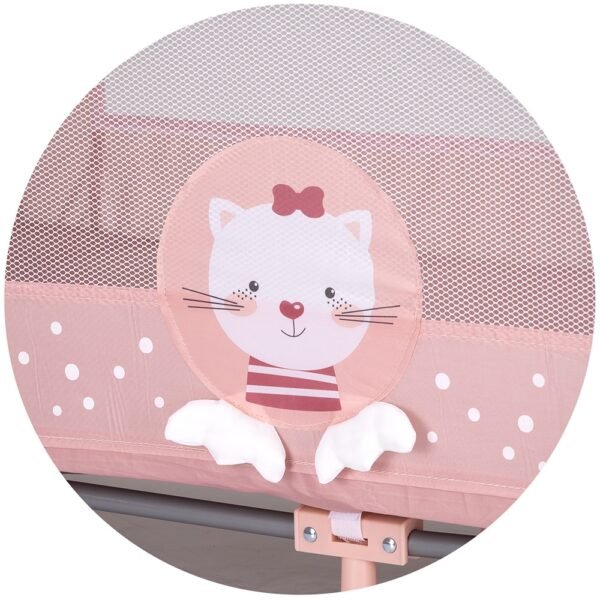 Patut Pliabil Chipolino Capri Cat Pink - Imagine 4