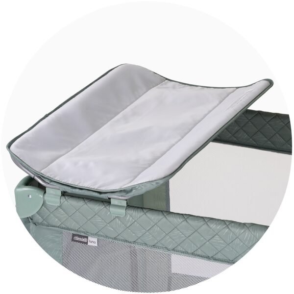 Patut Pliabil Cu Saltea De Infasat Chipolino Luna Basil - Imagine 5