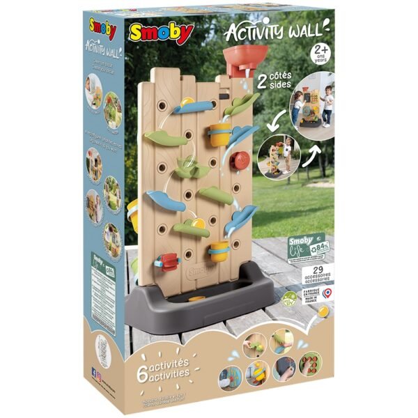 Perete De Activitati Smoby Life 6 In 1 Cu 29 Accesorii - Imagine 12