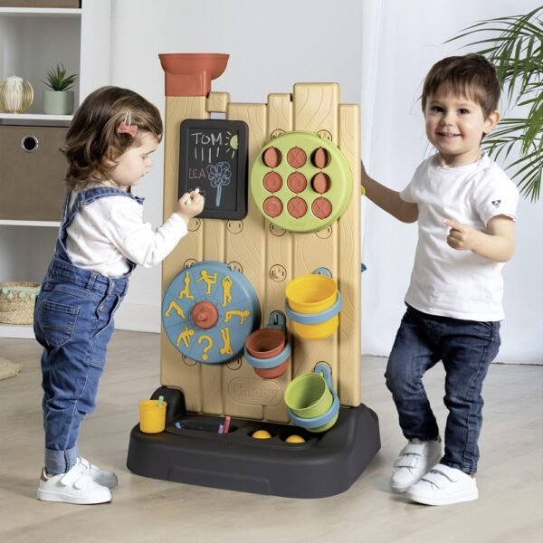 Perete De Activitati Smoby Life 6 In 1 Cu 29 Accesorii - Imagine 5