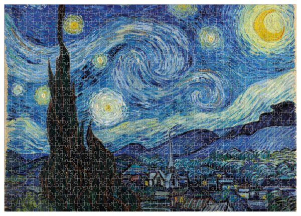 Puzzle 1000 Piese Van Gogh Noapte Instelata, Londji - Imagine 2