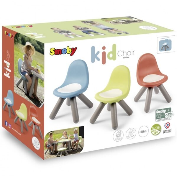 Scaunel Cu Spatar Pentru Copii Smoby Life Albastru - Imagine 7