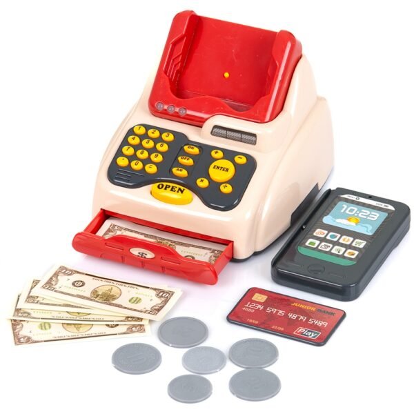 Set Jucarie Chipolino Cash Register Cu Lumini, Sunete Si 24 Accesorii - Imagine 3