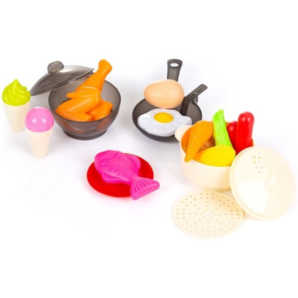 Set Jucarie Chipolino Kitchen 84 Cm Cu Sistem De Curgere Apa, Lumini, Sunete Si 79 Accesorii - Imagine 5