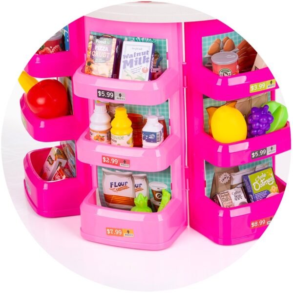 Set Jucarie Chipolino Supermarket 78 Cm Cu Lumini, Sunete Si 76 Accesorii - Imagine 9