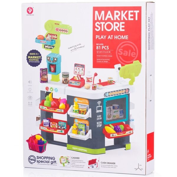 Set Jucarie Chipolino Supermarket 87 Cm Cu Lumini, Sunete Si 81 Accesorii - Imagine 14