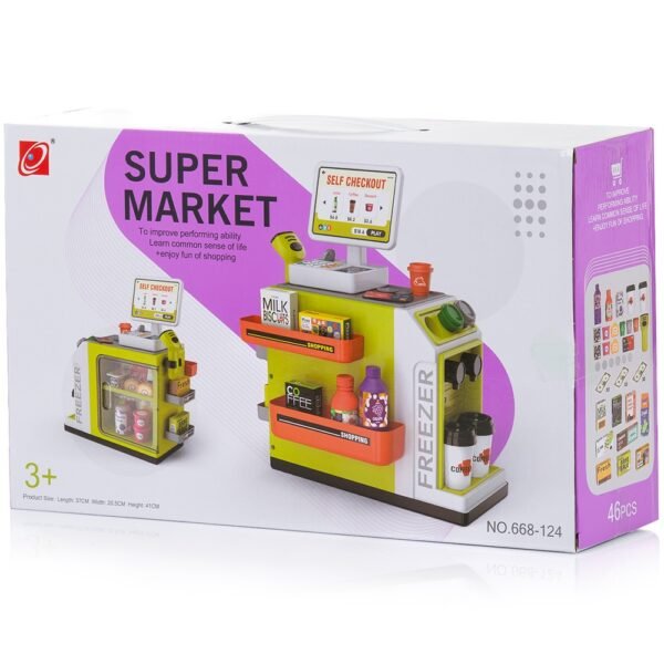 Set Jucarie Chipolino Supermarket Cu Lumini, Sunete Si 46 Accesorii - Imagine 7