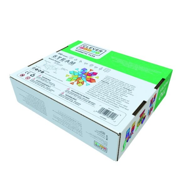 Set Magnetic De Construit Inventiv 110 Piese, Cleverclixx - Imagine 3