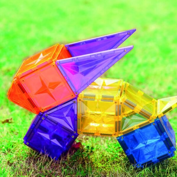 Set Magnetic De Construit Inventiv 60 Piese, Cleverclixx - Imagine 4