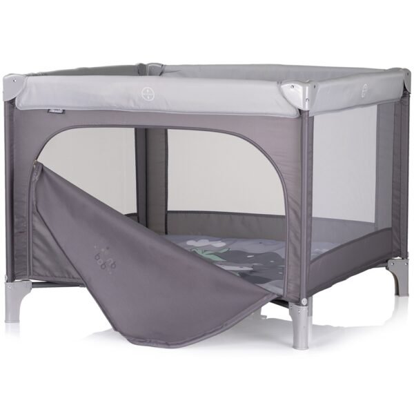 Tarc De Joaca Pliabil Chipolino Pop Up Hippo Grey - Imagine 2