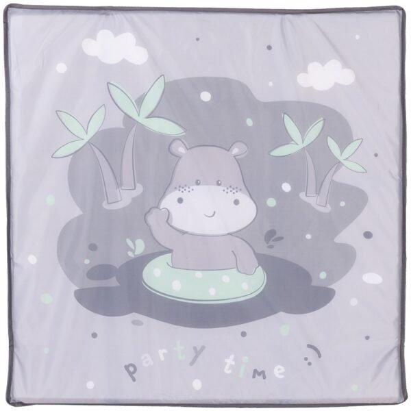 Tarc De Joaca Pliabil Chipolino Pop Up Hippo Grey - Imagine 3