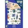 Tatuaje Temporare Fosforescente Animale Nocturne Djeco20722 I Best Buy Babys