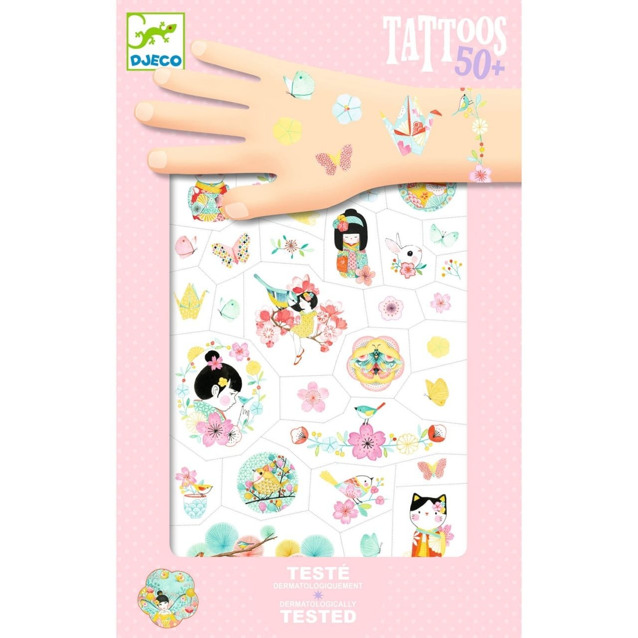 Tatuaje Temporare Sakura, Djeco 2 Tatuaje Temporare Sakura, Djeco