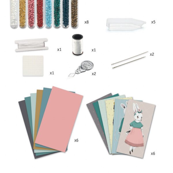 Atelier Djeco Cu Margele, Hainele Pisicutelor - Imagine 4