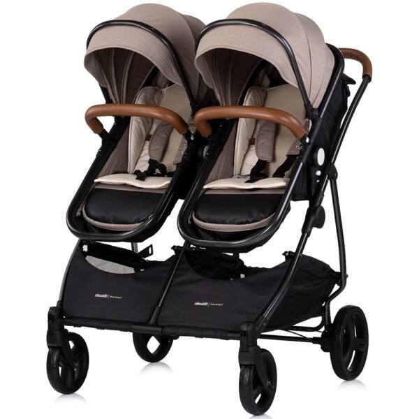 Carucior Gemeni Chipolino Duo Smart 2 In 1 Tiramisu - Imagine 6