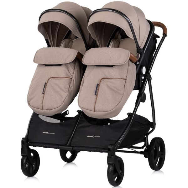 Carucior Gemeni Chipolino Duo Smart 2 In 1 Tiramisu - Imagine 7