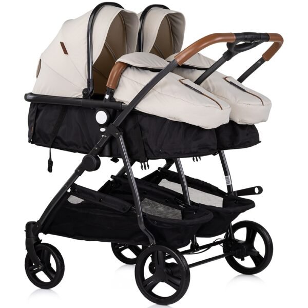 Carucior Gemeni Chipolino Duo Smart 3 In 1 Biscotta - Imagine 2