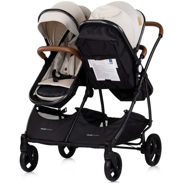 Carucior Gemeni Chipolino Duo Smart 3 In 1 Biscotta - Imagine 5