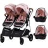 Carucior Gemeni Chipolino Duo Smart 3 In 1 Pink Marshmallow 1 1 I Best Buy Babys
