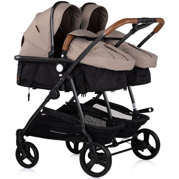 Carucior Gemeni Chipolino Duo Smart 3 In 1 Tiramisu - Imagine 2