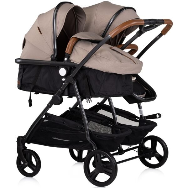 Carucior Gemeni Chipolino Duo Smart 3 In 1 Tiramisu - Imagine 3