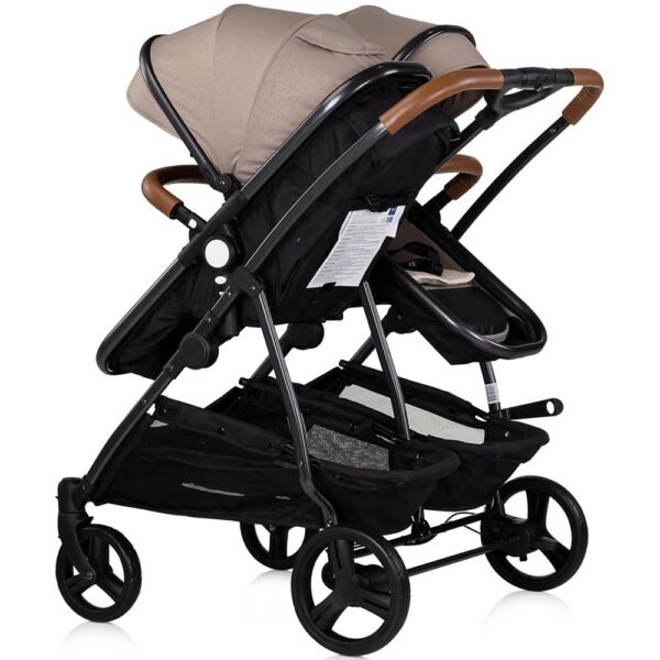 Carucior Gemeni Chipolino Duo Smart 3 In 1 Tiramisu - Imagine 4