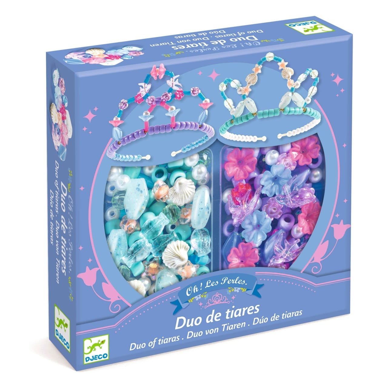 Set Creativ Diademe Printese, Djeco 2 Set Creativ Diademe Printese, Djeco