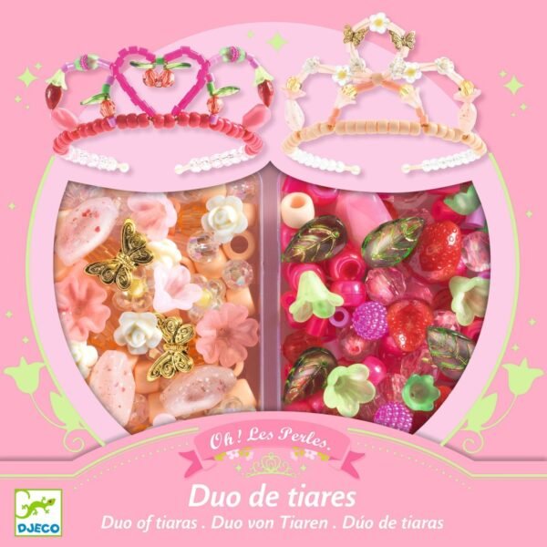 Set Creativ Diademe Roz, Djeco - Imagine 4