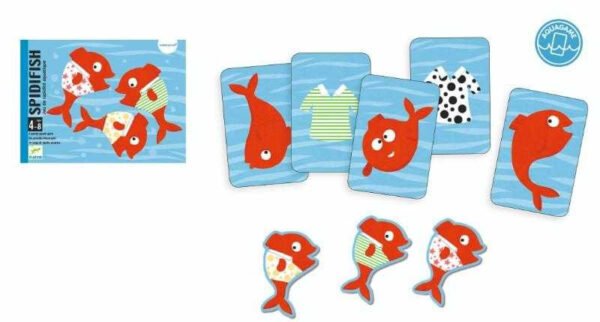 Joc Acvatic Cu Carti Spidifish, Djeco - Imagine 2