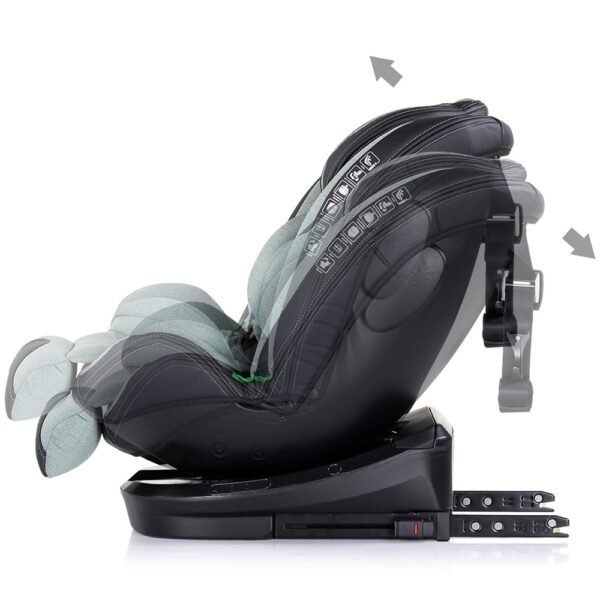 Scaun Auto Chipolino Hypnotic I-Size 40-150 Cm Cu Sistem Isofix Si Sezut Rotativ Basil - Imagine 5