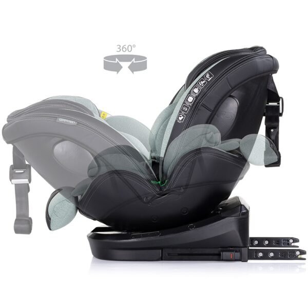 Scaun Auto Chipolino Hypnotic I-Size 40-150 Cm Cu Sistem Isofix Si Sezut Rotativ Basil - Imagine 7