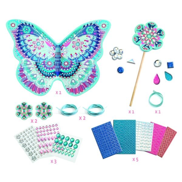 Joc Creativ Diy Aripi Si Bagheta Fermecata, Djeco - Imagine 2