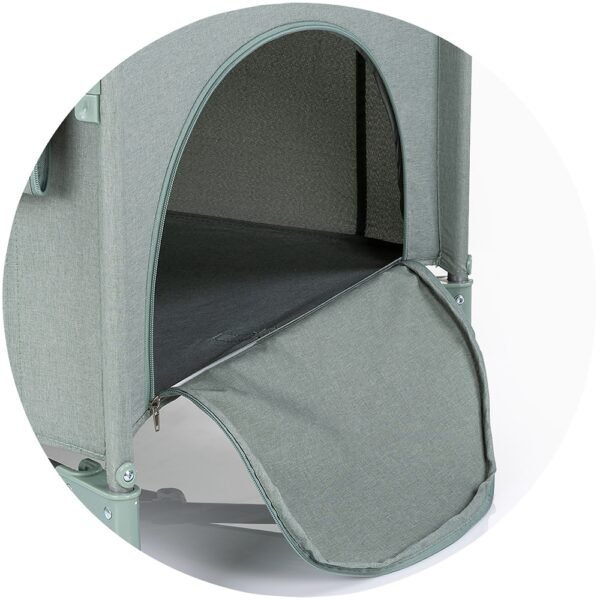 Patut Pliabil Chipolino Relax Basil Linen Cu Laterala Culisanta - Imagine 6