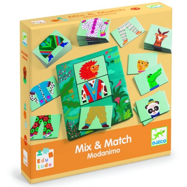 Joc Eduludo Mix &Amp; Match Modanimo, Djeco