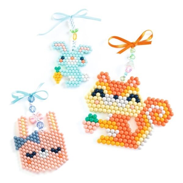 Atelier Creativ Cu Margele Animalute Norocoase, Djeco - Imagine 4