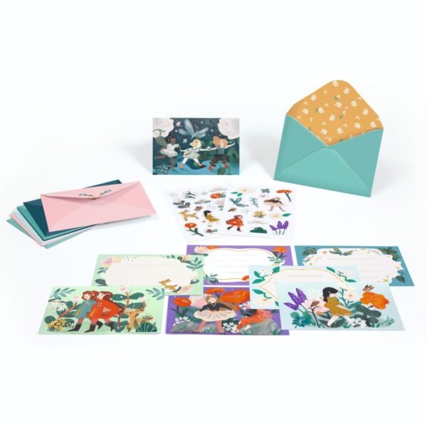 Set De Invitatii Prietenii Din Gradina, Djeco - Imagine 3