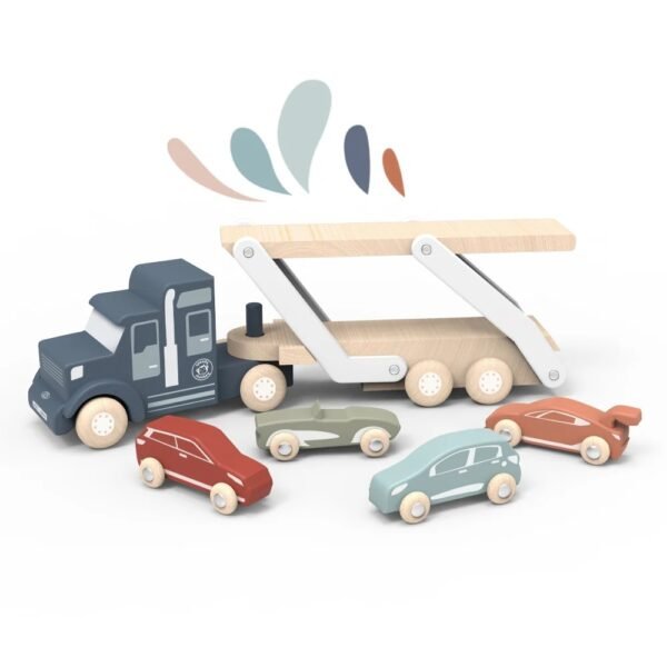 Camion Transportor Cu Masinute, Speedy Monkey - Imagine 2