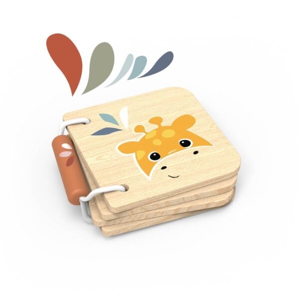 Carticica Din Lemn Pentru Bebelusi, Speedy Monkey - Imagine 3