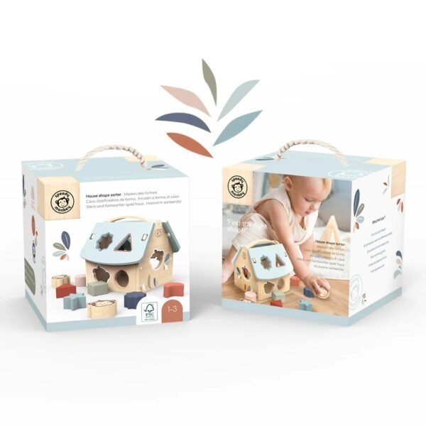 Casuta Sortatoare Cu Forme, Speedy Monkey - Imagine 4