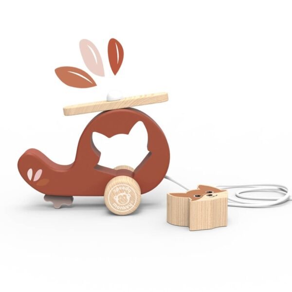 Elicopter De Tras Din Lemn, Speedy Monkey - Imagine 2