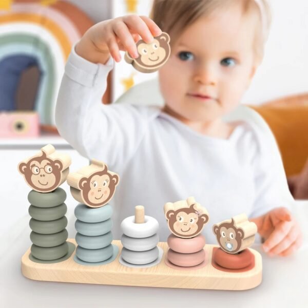 Joc De Stivuire Familia Maimuticilor, Speedy Monkey - Imagine 3