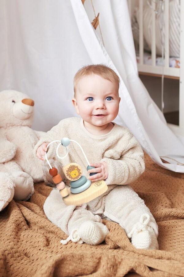 Labirint Cu Margele Din Lemn, Speedy Monkey - Imagine 2