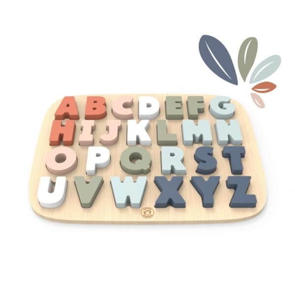 Puzzle Alfabet Din Lemn, Speedy Monkey - Imagine 3
