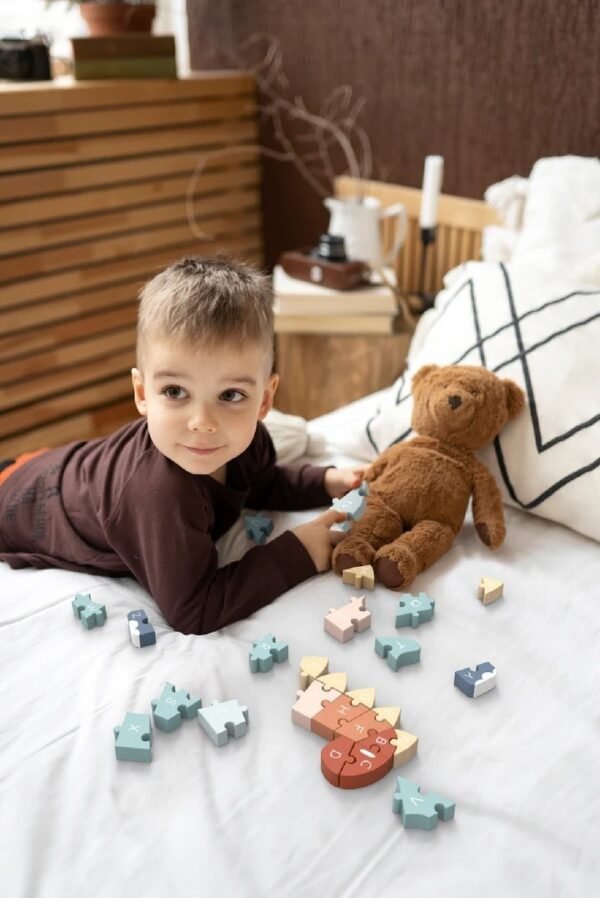 Puzzle Din Lemn Abc Dino, Speedy Monkey - Imagine 4