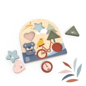 Puzzle educativ din lemn, Speedy Monkey