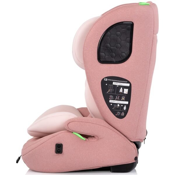 Scaun Auto Chipolino Tycoon I-Size 76-150 Cm Pink Marshmallow - Imagine 4