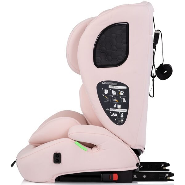 Scaun Auto Chipolino Tycoon Iso I-Size 76-150 Cm Cu Sistem Isofix Pink Marshmallow - Imagine 4
