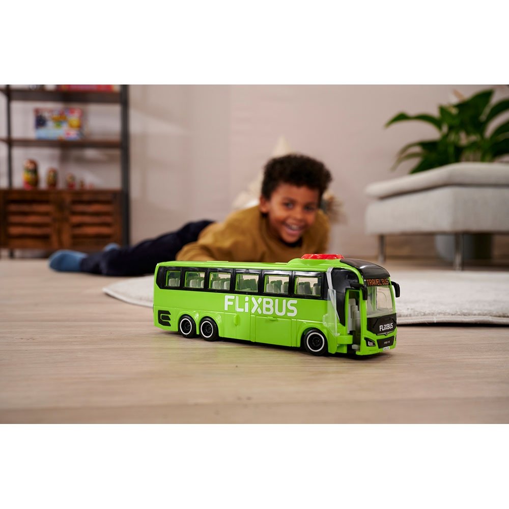 Autobuz Dickie Toys MAN Lion's Coach 26,5 cm Flixbus verde 6 Autobuz Dickie Toys MAN Lion's Coach 26,5 cm Flixbus verde - Image 5